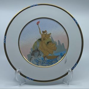 Erte Seven Arts Limited Statue of Liberty UH202 1990 Plate Germany